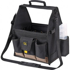 CLC - 20 Pocket Black Polyester Tool Tote - 12" Wide x 8-1/2" Deep x 14" High - All Tool & Supply