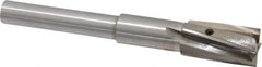 Value Collection - 25/32" Diam, 1/2" Shank, Diam, 4 Flutes, Straight Shank, Interchangeable Pilot Counterbore - All Tool & Supply