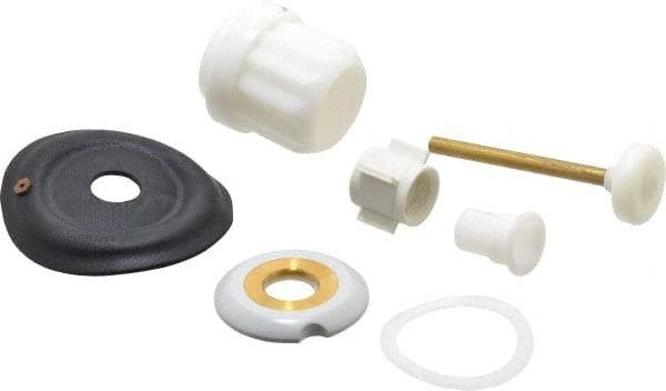 Made in USA - Toilet Flush Valve Repair Kit - For Use With Coyne and Delaney, Contain Relief Valve, Bushing, Auxiliary Valve Retainer with Seal, Diaphragm, Guides, Choke Ring, Main Seat, Friction Ring - All Tool & Supply