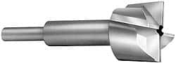 Made in USA - 25/32" Diam, 1/4" Shank, Diam, 4 Flutes, Straight Shank, Interchangeable Pilot Counterbore - All Tool & Supply