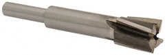 Value Collection - 17/32" Diam, 1/4" Shank, Diam, 4 Flutes, Straight Shank, Interchangeable Pilot Counterbore - All Tool & Supply