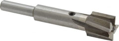 Value Collection - 9/16" Diam, 1/4" Shank, Diam, 4 Flutes, Straight Shank, Interchangeable Pilot Counterbore - All Tool & Supply