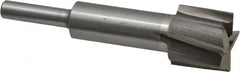 Value Collection - 25/32" Diam, 1/4" Shank, Diam, 4 Flutes, Straight Shank, Interchangeable Pilot Counterbore - All Tool & Supply