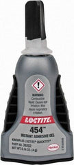 Loctite - 0.14 oz Bottle Clear Instant Adhesive - Series QuickTite, 5 to 30 sec Working Time, 24 hr Full Cure Time, Bonds to Metal & Plastic - All Tool & Supply