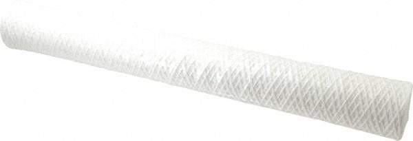 Parker - 2-1/2" OD, 5µ, Polyester String-Wound Cartridge Filter - 20" Long - All Tool & Supply