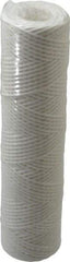 Parker - 2-1/2" OD, 10µ, Polyester String-Wound Cartridge Filter - 10" Long - All Tool & Supply