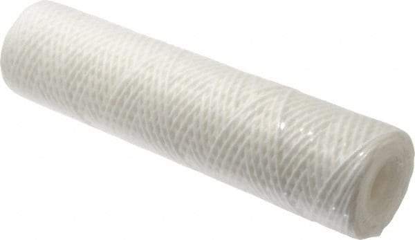 Parker - 2-1/2" OD, 25µ, Polyester String-Wound Cartridge Filter - 10" Long - All Tool & Supply