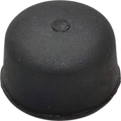 De-Sta-Co - 0.752" Max Diam, 5/16-18 Thread, Neoprene, Slip On, Round End, Clamp Spindle Assembly Replacement Cap - For 5/16" Diam Hex Head Spindle, 1/2" OAL, 0.3150" Hole Diam - All Tool & Supply