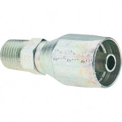 Eaton - 1/4-18 NPT, Reusable Hose Male Fitting - 5/16" Hose ID - All Tool & Supply