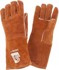 Steiner - Size L Wool Lined Cowhide Heat Resistant Glove - 14" OAL, Straight Thumb - All Tool & Supply