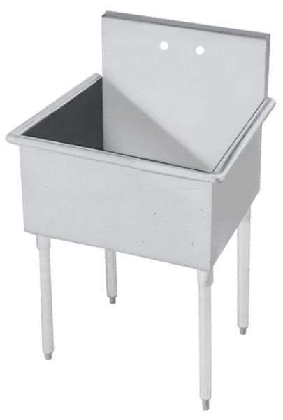 Eagle MHC - 36" Long x 24" Wide Inside, 1 Compartment, Stainless Steel Stainless Steel Scullery Sink - 16 Gauge, 39" Long x 27-1/2" Wide x 42" High Outside, 14" Deep - All Tool & Supply