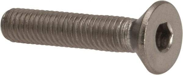 Value Collection - #10-32 UNF Hex Socket Drive, 82° Flat Screw - Grade 316 Stainless Steel, 1" OAL - All Tool & Supply