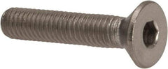 Value Collection - #10-32 UNF Hex Socket Drive, 82° Flat Screw - Grade 316 Stainless Steel, 1" OAL - All Tool & Supply