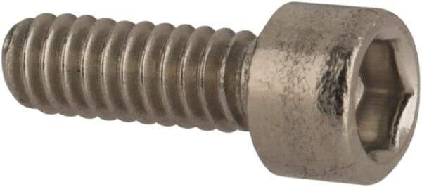 Value Collection - #2-56 UNC Hex Socket Drive, Socket Cap Screw - Grade 316 Stainless Steel, 1/4" Length Under Head - All Tool & Supply