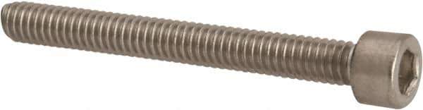 Value Collection - #8-32 UNC Hex Socket Drive, Socket Cap Screw - Grade 316 Stainless Steel, 1-1/2" Length Under Head - All Tool & Supply