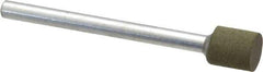 Cratex - 1/4" Max Diam x 1/4" Thick, Shape Code W160, Rubberized Point - Fine Grade, Aluminum Oxide, Mounted - All Tool & Supply