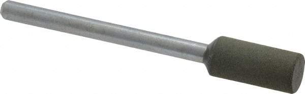 Cratex - 1/4" Max Diam x 1/2" Thick, Shape Code W163, Rubberized Point - Fine Grade, Aluminum Oxide, Mounted - All Tool & Supply