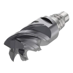 Corner Radius & Corner Chamfer End Mill Heads; Mill Diameter (mm): 20.00; Mill Diameter (Decimal Inch): 0.7874; Length of Cut (mm): 24.0000; Connection Type: E20; Overall Length (mm): 53.8000; Centercutting: Yes; Corner Radius (mm): 2.00; Minimum Helix An