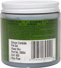 Loctite - 1 Lb Water Soluble Compound - Compound Grade Super Fine, 600 Grit, Black & Gray, Use on General Purpose - All Tool & Supply