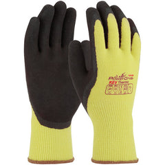 09-K1350/XL Gloves w/Kevlar Brand - PowerGrab KEV Thermo - Kevlar/Acrylic Shell - Latex MicroFinish Grip - A3 - Exact Industrial Supply