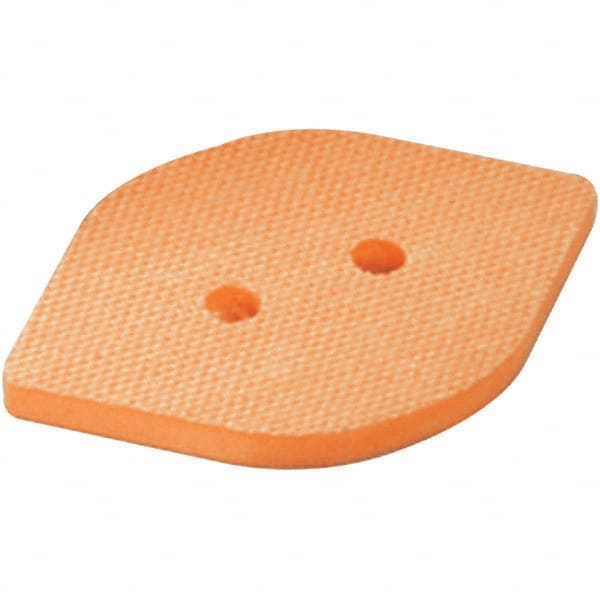 Dynabrade - 2-3/8" Wide, 3-3/4" Long, Tear Drop, Hook & Loop Face Conversion Backing Pad - All Tool & Supply