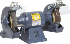 Baldor - 10" Wheel Diam x 1" Wheel Width, 1-1/2 hp Grinder - 7/8" Arbor Hole Diam, 3 Phase, 1,800 Max RPM, 208/230/460 Volts - All Tool & Supply