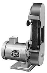 Baldor - 48 Inch Long x 2 Inch Wide Belt Grinder - 1.5 hp, 115/230 Volts, 3600 RPM Disc Speed, Vertical Belt, 6,000, 6300 Ft. per Min Belt Speed - All Tool & Supply