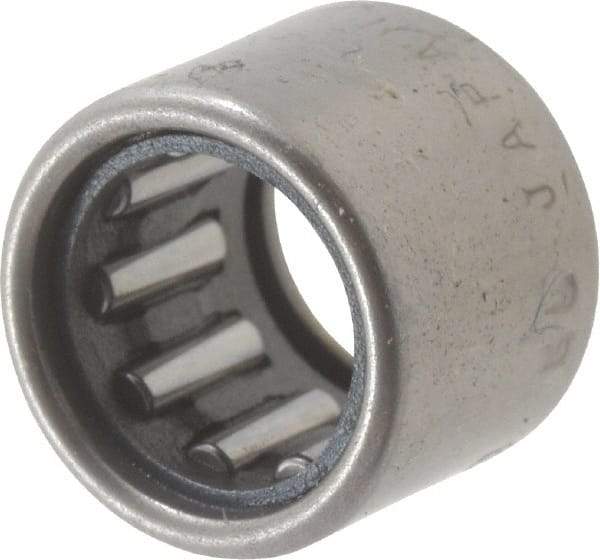 IKO - 0.276" Bore Diam, 700 Lb. Dynamic Capacity, 7 x 11 x 9mm, Caged, Open End, Shell Needle Roller Bearing - 0.433" Outside Diam, 0.354" Wide - All Tool & Supply