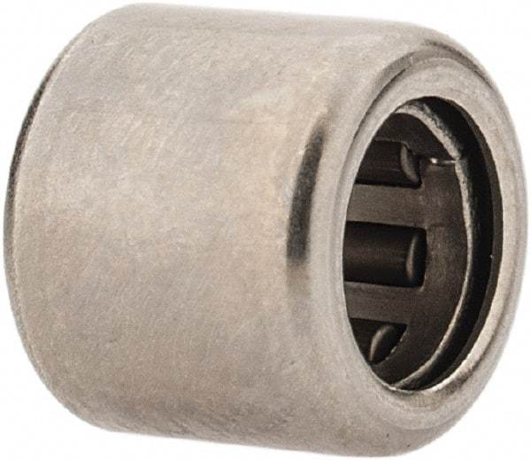 INA Bearing - 5/32" Bore Diam, 285 Lb. Dynamic Capacity, 5/32 x 9/32 x 1/4", Caged, Open End, Shell Needle Roller Bearing - 9/32" Outside Diam, 1/4" Wide - All Tool & Supply