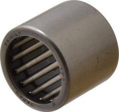 IKO - 7/8" Bore Diam, 4,950 Lb. Dynamic Capacity, 7/8 x 1-1/8 x 1", Caged, Open End, Shell Needle Roller Bearing - 1-1/8" Outside Diam, 1" Wide - All Tool & Supply