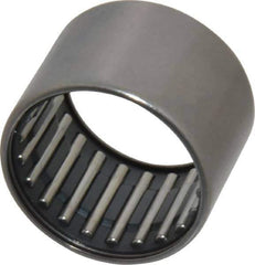 IKO - 1-1/8" Bore Diam, 5,800 Lb. Dynamic Capacity, 1-1/8 x 1-3/8 x 1", Caged, Open End, Shell Needle Roller Bearing - 1-3/8" Outside Diam, 1" Wide - All Tool & Supply