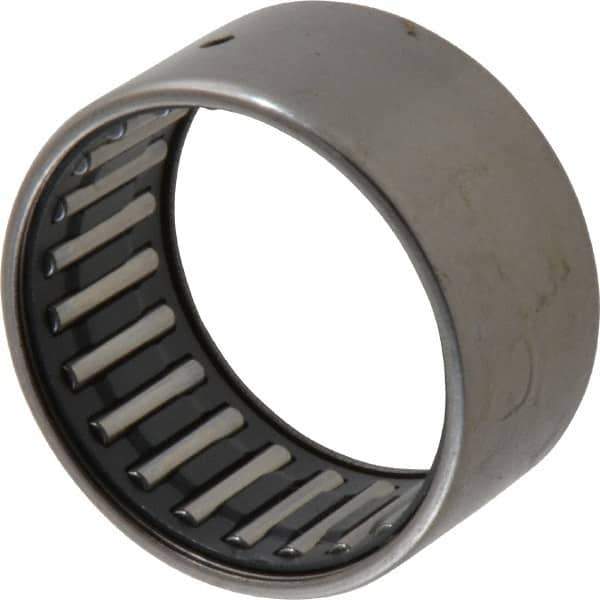 IKO - 1-1/4" Bore Diam, 4,750 Lb. Dynamic Capacity, 1-1/4 x 1-1/2 x 3/4", Caged, Open End, Shell Needle Roller Bearing - 1-1/2" Outside Diam, 3/4" Wide - All Tool & Supply