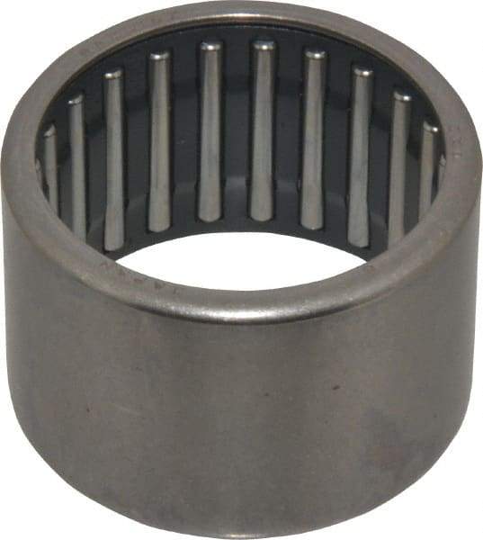 IKO - 1-1/4" Bore Diam, 6,100 Lb. Dynamic Capacity, 1-1/4 x 1-1/2 x 1", Caged, Open End, Shell Needle Roller Bearing - 1-1/2" Outside Diam, 1" Wide - All Tool & Supply