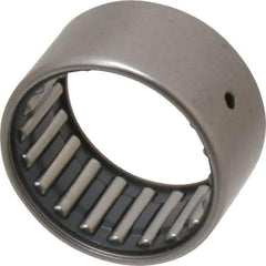 IKO - 1-1/2" Bore Diam, 8,700 Lb. Dynamic Capacity, 1-1/2 x 1-7/8 x 1", Caged, Open End, Shell Needle Roller Bearing - 1-7/8" Outside Diam, 1" Wide - All Tool & Supply