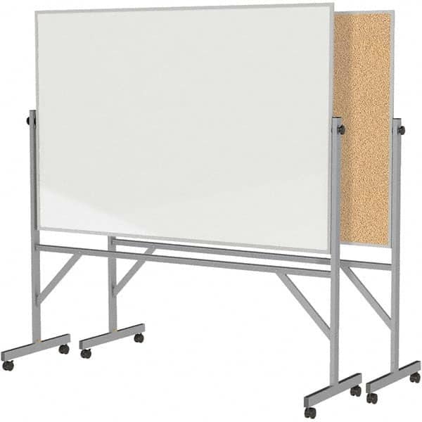 Ghent - Whiteboards & Magnetic Dry Erase Boards Type: Reversible Dry Erase/Corkboard Height (Inch): 78-1/8 - All Tool & Supply