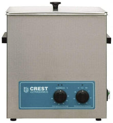 CREST ULTRASONIC - Bench Top Water-Based Ultrasonic Cleaner - 3.25 Gal Max Operating Capacity, Stainless Steel Tank, 13" High x 323.85mm Long x 266.7mm Wide, 117, 220 Input Volts - All Tool & Supply