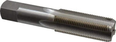 Interstate - M26x2.00 Metric Special 6H 4 Flute Bright Finish High Speed Steel Straight Flute Standard Hand Tap - Bottoming, Right Hand Thread, 5-1/8" OAL, 2-1/2" Thread Length, D7 Limit, Oversize - Exact Industrial Supply