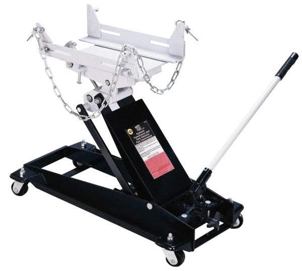 Omega Lift Equipment - 1,100 Lb Capacity Transmission Jack - 8-1/2 to 24-3/4" High, 15" Chassis Width x 31-1/8" Chassis Length - All Tool & Supply