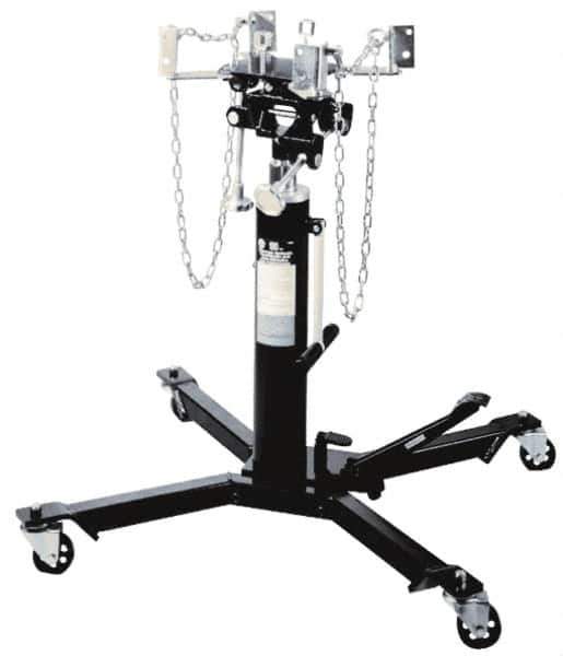 Omega Lift Equipment - 1,000 Lb Capacity Pedestal Transmission Jack - 39-1/2 to 72-1/2" High, 38" Chassis Width x 38" Chassis Length - All Tool & Supply