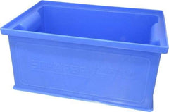 SSI Schaefer - 0.25 Cu Ft, 22 Lb Load Capacity Blue Polyethylene & Conductive PP Tote Container - Stacking, 12.3" Long x 8.3" Wide x 5.8" High - All Tool & Supply