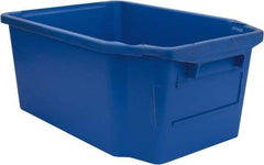 SSI Schaefer - 1.59 Cu Ft, 44 Lb Load Capacity Blue Polypropylene Tote Container - Stacking, Nesting, 23.7" Long x 15.8" Wide x 9.9" High - All Tool & Supply