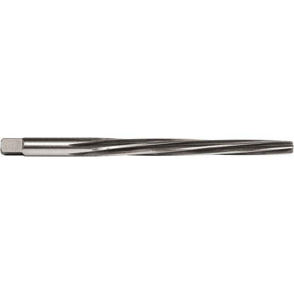 Union Butterfield - #3 Pin, 0.2294" Diam, 0.1813" Small End, 15/64" Diam Straight Shank, 2-5/16" Flute, Taper Pin Reamer - All Tool & Supply