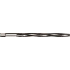 Union Butterfield - #8 Pin, 0.505" Diam, 0.3971" Small End, 7/16" Diam Straight Shank, 5-3/16" Flute, Taper Pin Reamer - All Tool & Supply