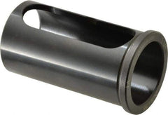 Global CNC Industries - 1-1/4" ID, 1-1/2" OD, 70mm Length Under Head, Type CV Lathe Tool Holder Bushing - 60mm Slot Length - Exact Industrial Supply