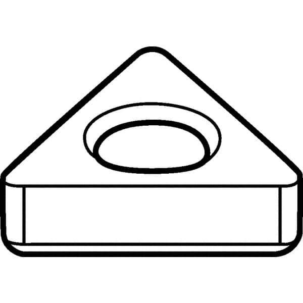 Kennametal - 4.57mm Inscribed Circle, Triangle Turning Shim for Indexables - 1/8" Thick, SM Shim Style, Positive Rake, Left Hand, Right Hand Cut - All Tool & Supply