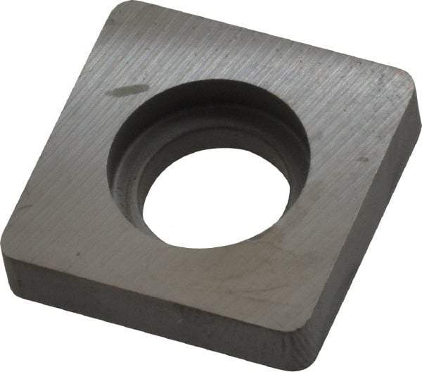 Kennametal - 8.53mm Inscribed Circle, Square Milling & Turning Shim for Indexables - Carbide, 0.188" Thick, SM Shim Style - All Tool & Supply