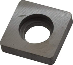 Kennametal - 8.53mm Inscribed Circle, Square Milling & Turning Shim for Indexables - Carbide, 0.188" Thick, SM Shim Style - All Tool & Supply