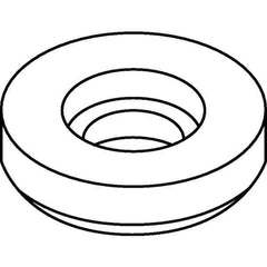 Kennametal - 1/2" Inscribed Circle, Round Boring Bar & Turning Shim for Indexables - Ceramic, 0.312" Thick, Negative Rake, Left Hand, Right Hand Cut - All Tool & Supply