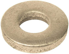 Gibraltar - 3/8" Screw, Grade 12L14 Case Hardened Steel Standard Flat Washer - 13/32" ID x 7/8" OD, 1/8" Thick, Nickel-Plated Finish - All Tool & Supply