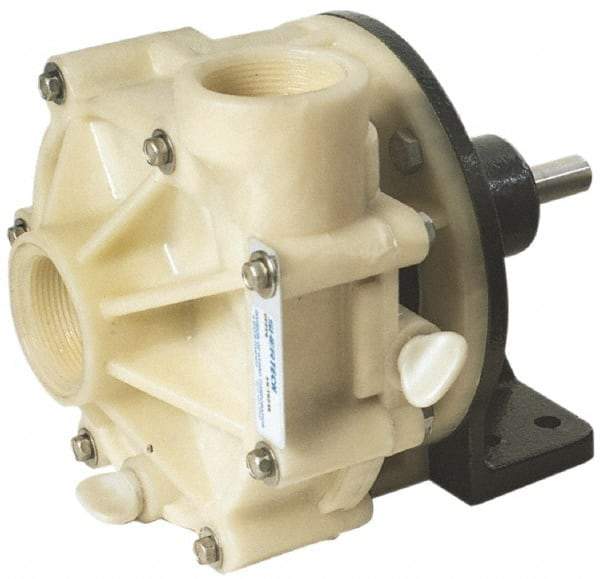 Pentair - 2 HP, Corrosion Resistant Pump - 1-1/2 Inlet Size, 1-1/2 Outlet Size, Polypropylene - All Tool & Supply